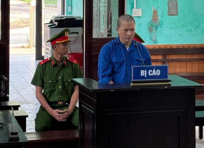 Bị cáo Hồ Văn Phương Tâm tại phiên tòa xét xử sơ thẩm