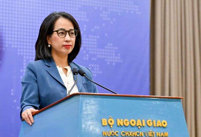 Người Phát ngôn Bộ Ngoại giao Phạm Thu Hằng. (Ảnh: Bộ Ngoại giao)