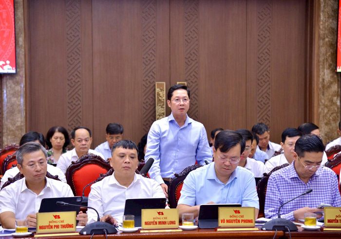 Giám đốc Sở Tài chính Hà Nội Nguyễn Ngọc Tú cho biết đơn vị có kết quả giải ngân tốt sẽ được ưu tiên bố trí vốn. Ảnh: Quang Thái