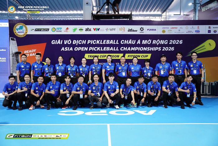 Giải Vô địch Pickleball châu Á mở rộng 2026 - tranh Cúp Fitgon chính thức khởi tranh. Ảnh: BTC