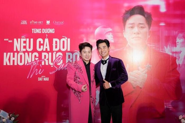 Tùng Dương và MC Nguyên Khang.