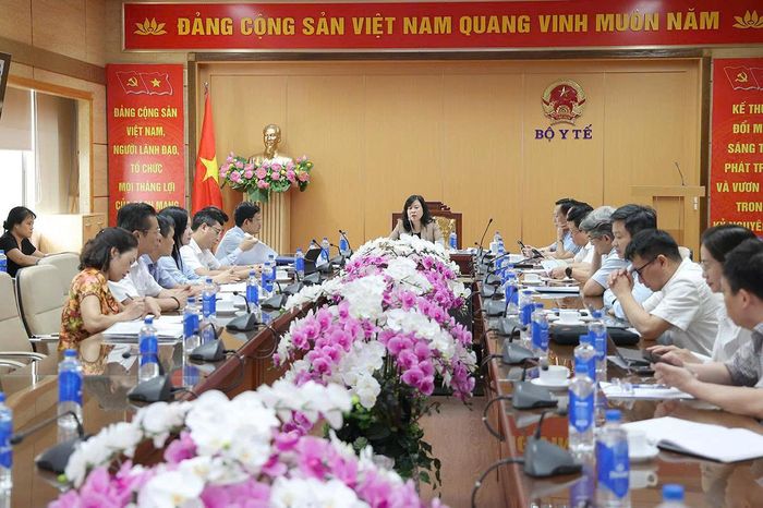Điểm cầu Bộ Y tế.
