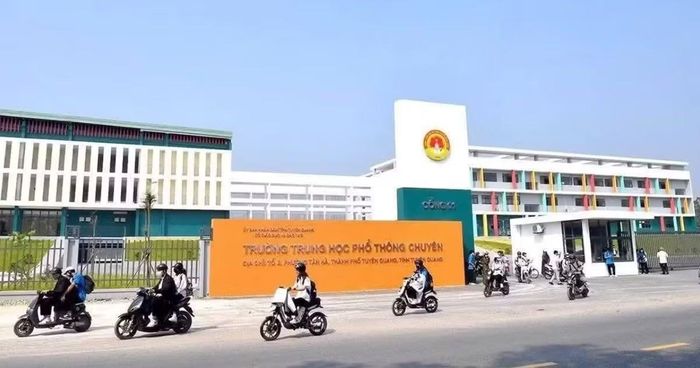 Trường THPT Chuyên Tuyên Quang. Ảnh: TPO.