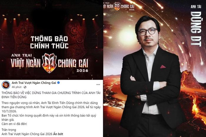 Anh Tài Đinh Tiến Dũng sẽ dừng hành trình "vượt chông gai", khán giả dự đoán chương trình sẽ tiếp tục ghi hình với đội hình 33 Anh Tài.