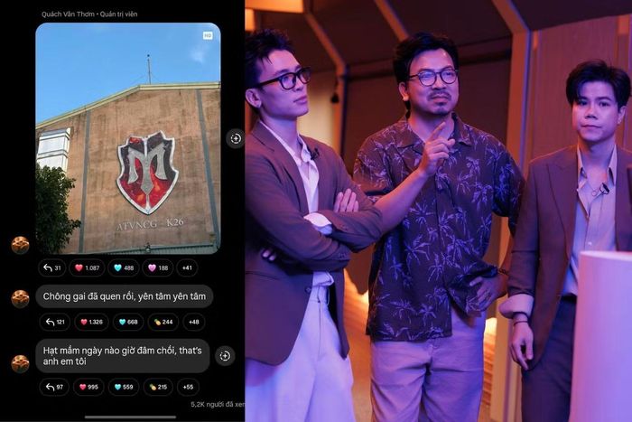Thơm dặn dò mọi người "yên tâm yên tâm".