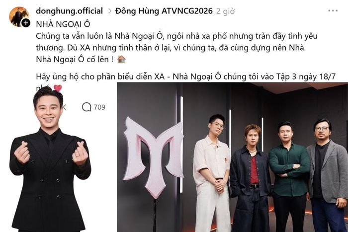Đông Hùng chia sẻ về Nhà Ngoại Ô với bài hát XA.
