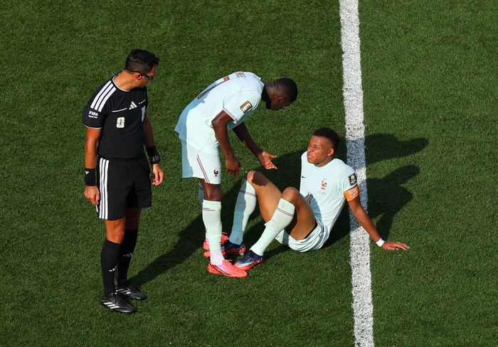 Mbappe và Dembele là bộ đôi thứ 2 trong lịch sử World Cup cùng có từ 5 bàn trở lên.