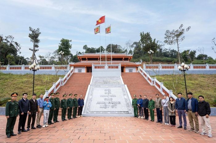  Đền tưởng niệm liệt sĩ Trường Sơn đường 20 Quyết thắng, trọng điểm Cà Roòng - ATP. Ảnh: ĐVCC. 