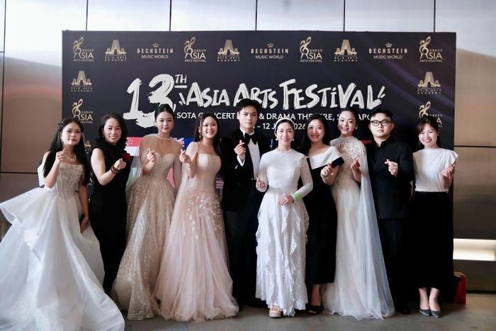 Lưu Hương Thảo và các thành viên đoàn Việt Nam tham dự "Asia Arts Festival 2026"