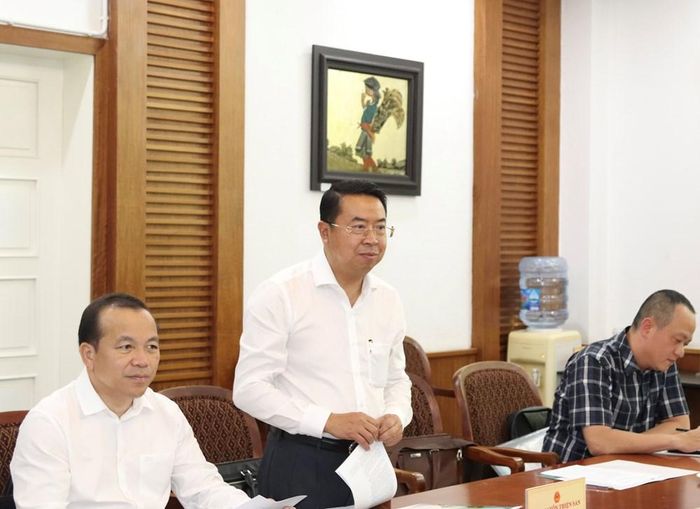 Giám đốc Sở Văn hóa, Thể thao và Du lịch Lâm Đồng Tôn Thiện San phát biểu