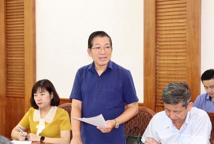 Cục trưởng Cục Báo chí Lưu Đình Phúc phát biểu