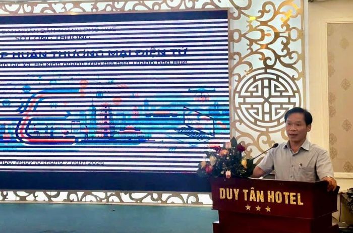 Ông Phan Hùng Sơn - Phó Giám đốc Sở Công Thương TP. Huế phát biểu