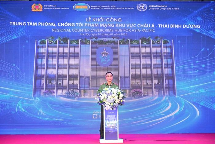 Thứ trưởng Phạm Thế Tùng phát biểu tại Lễ khởi công