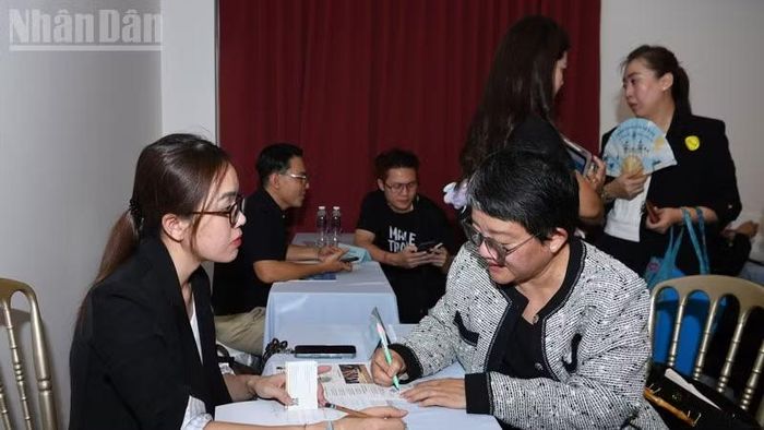 Diễn đàn tạo cơ hội kết nối các doanh nghiệp của Việt Nam và Thái Lan. (Ảnh: XUÂN SƠN)