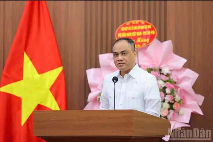 Đại sứ Philippines tại Việt Nam Francisco Noel R. Fernandez III phát biểu tại sự kiện.
