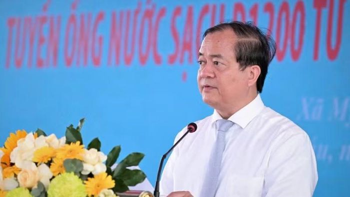 Phó Chủ tịch Ủy ban nhân dân tỉnh Tây Ninh Nguyễn Hồng Thanh phát biểu.