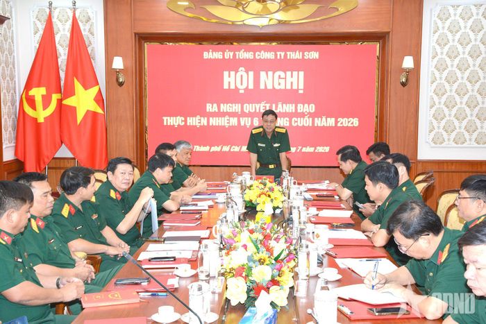  Đại tá Hoàng Văn Nguyễn kết luận hội nghị.