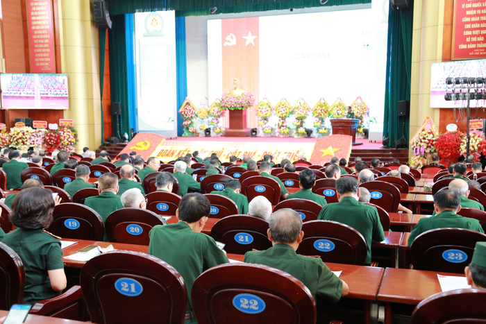 Quang cảnh buổi gặp mặt. Ảnh: BÍCH NGỌC
