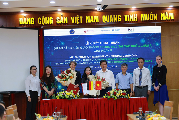 Lễ ký kết thỏa thuận Dự án "Sáng kiến giao thông trong NDC tại các nước châu Á giai đoạn 2".