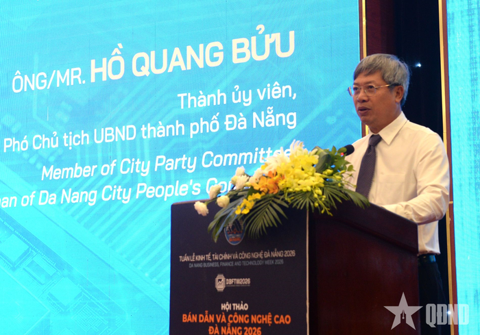 Đồng chí Hồ Quang Bửu, Phó chủ tịch UBND TP Đà Nẵng phát biểu khai mạc.
