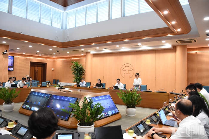  Quang cảnh họp báo. Ảnh: CHUNG HOÀNG