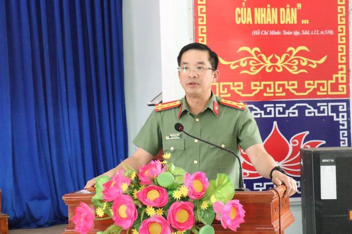 Đại tá Nguyễn Đại Đồng phát biểu chỉ đạo tại hội nghị