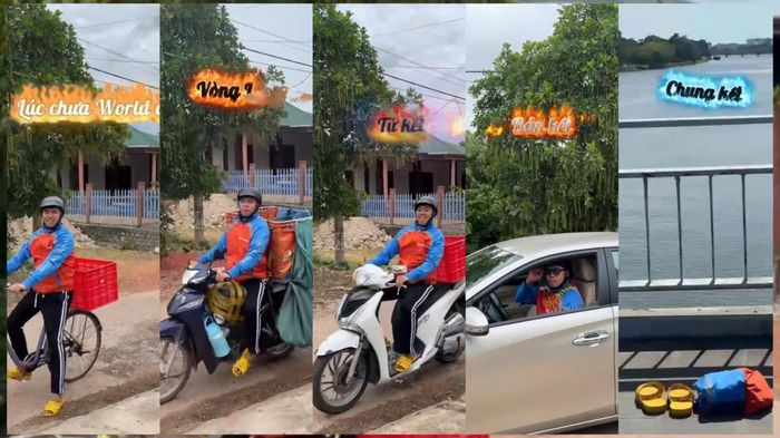 Những hình ảnh cổ xúy cá độ bóng đá B.V.H. đăng ở mạng xã hội.