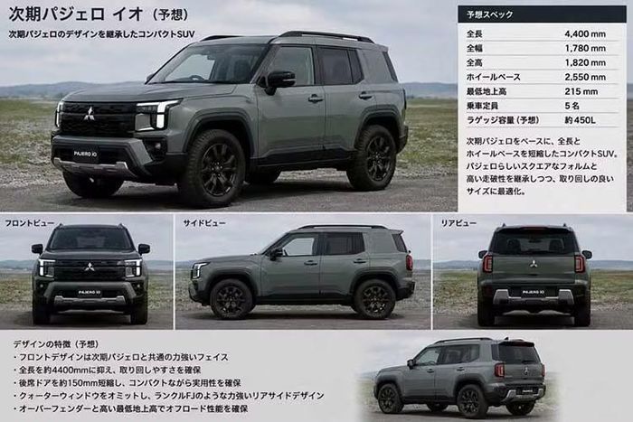Pajero iO từng là mảnh ghép nằm giữa Pajero Mini và Pajero cỡ lớn, ghi dấu ấn nhờ khả năng vận hành linh hoạt cùng hệ dẫn động 4 bánh đặc trưng.