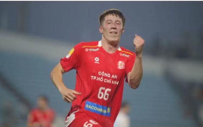 Mùa giải vừa qua Lee Williams đã có 8 bàn thắng tại các giải đấu quốc nội (6 bàn ở V.League, 2 bàn ở Cúp Quốc gia). Ảnh: Công an TPHCM FC.