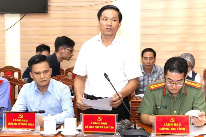 Ông Hoàng Minh Cảnh, Phó Giám đốc Sở GD&ĐT Tuyên Quang