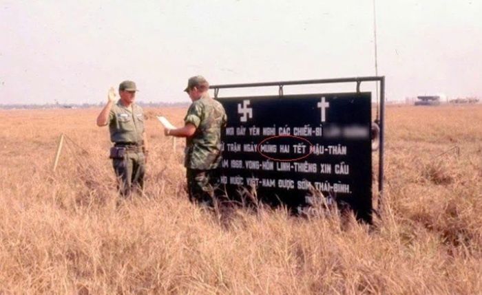 Địa điểm được cho là nơi chôn các chiến sĩ hy sinh vào mùng 2 Tết Mậu Thân 1968. Ảnh: BTL 