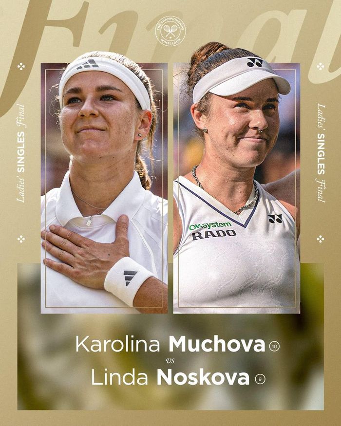 Một trân chung kết lịch sử của quần vợt CH Séc - Ảnh: Wimbledon