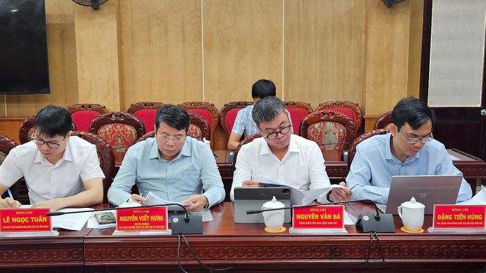 Đại biểu tham dự tại buổi làm việc. Ảnh: Quỳnh Trâm