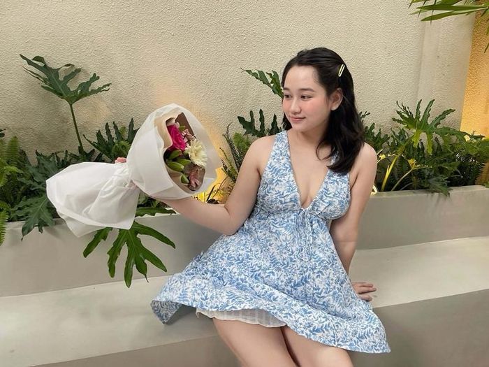 Diễn viên Trúc Anh trông quyến rũ hơn nhờ giảm khoảng 15kg.