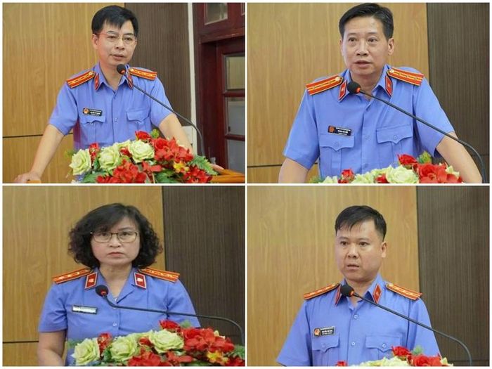 Các đơn vị phát biểu tham luận tại Hội nghị.