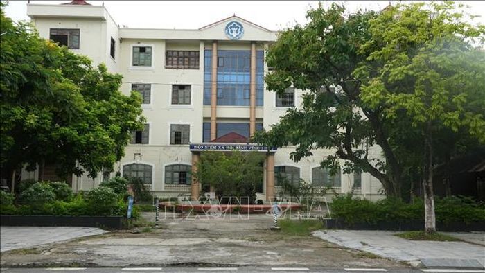 Trụ sở nhà đất của Bảo hiểm xã hội tỉnh Phú Thọ sẽ được phường Vĩnh Yên, tỉnh Phú Thọ cải tạo, chỉnh trang để mở rộng trường Mầm non Hoa Sen. Ảnh: Nguyễn Thảo/TTXVN