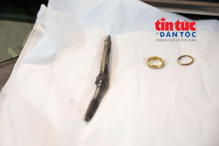 Các di vật được phát hiện trong sáng ngày 10/7.