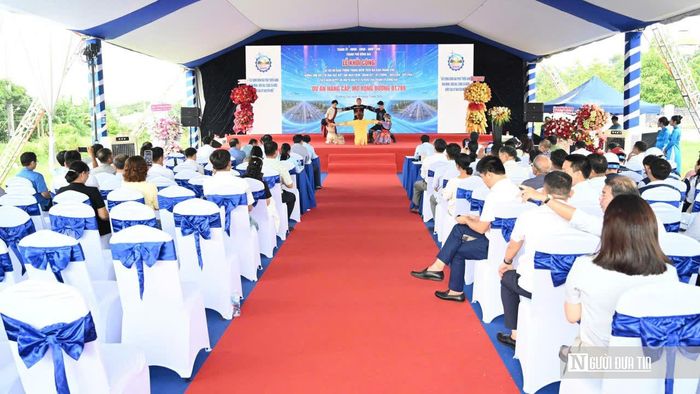 Toàn cảnh lễ khởi công dự án mở rộng đường ĐT.769.