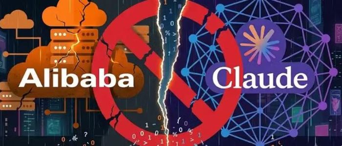 Tập đoàn Alibaba đã thông báo yêu cầu nhân viên gỡ bỏ và chấm dứt sử dụng các sản phẩm của Anthropic trước ngày 10/7. Ảnh: Newtalk.