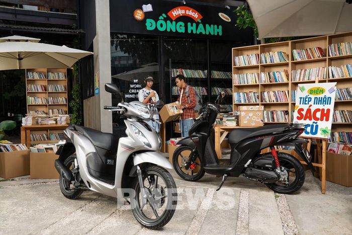 Vision - mẫu xe tay ga bán chạy nhất của Honda Việt Nam. Ảnh: Văn Xuyên/BNEWS/TTXVN