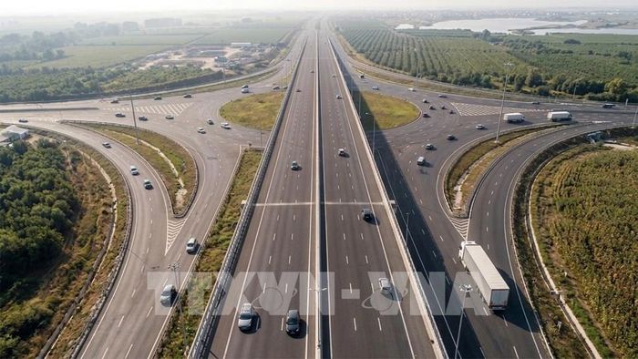 Phối cảnh dự án đường kết nối sân nay Long Thành. Ảnh: TTXVN phát 