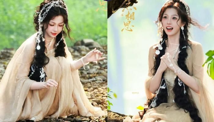 Tạo hình cổ trang khác biệt của Ngu Thư Hân khiến khán giả không khỏi mong chờ sự xuất hiện của cô trên màn ảnh nhỏ. 