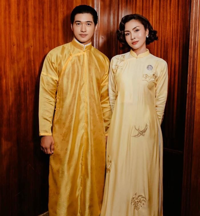 Tăng Thanh Hà tái xuất điện ảnh sau 13 năm, hóa thân thành Nam Phương Hoàng hậu trong dự án Hoàng hậu cuối cùng, sánh đôi với trai trẻ Ma Ran Đô. Ảnh: FBNV