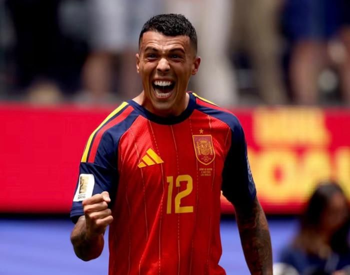 Pedro Porro đang khẳng định vị thế là hậu vệ phải số một của tuyển Tây Ban Nha tại World Cup 2026. Ảnh: FIFA