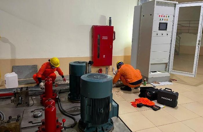 Các hoạt động sửa chữa, bảo dưỡng được đảm bảo hoàn thành đúng tiến độ trước mùa mưa bão.