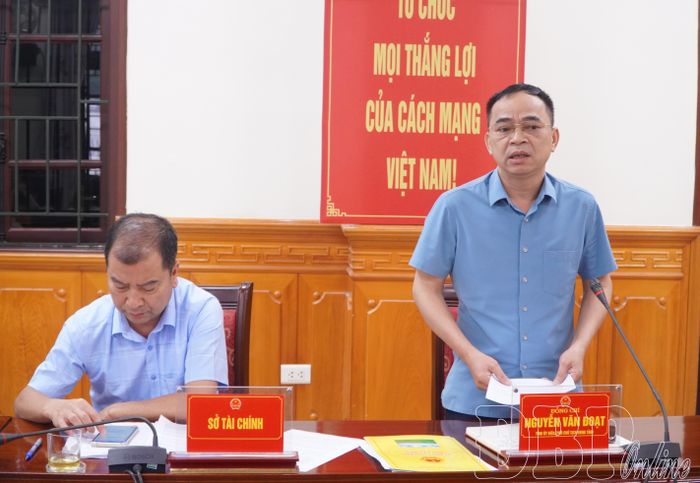 Đồng chí Nguyễn Văn Đoạt, Tỉnh ủy viên, Phó Chủ tịch UBND tỉnh tiếp thu nội dung chỉ đạo để tổ chức thực hiện.