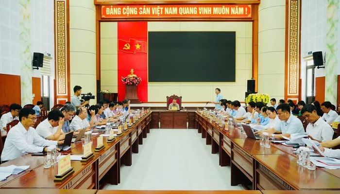  Quang cảnh tại buổi làm việc. Ảnh: P.D 