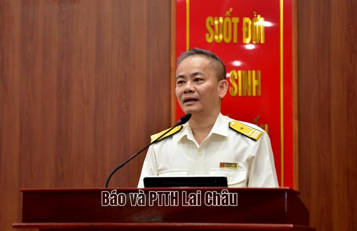 Ông Phạm Ngọc Nghĩa - Quyền Trưởng Thuế tỉnh phát biểu kết luận.