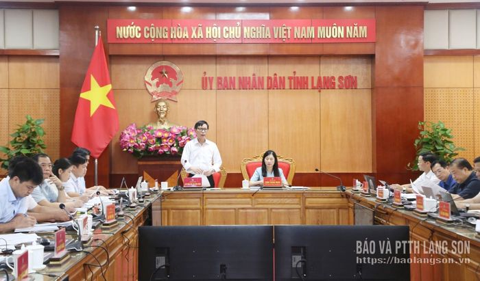 Lãnh đạo Sở Dân tộc và Tôn giáo phát biểu tại cuộc họp