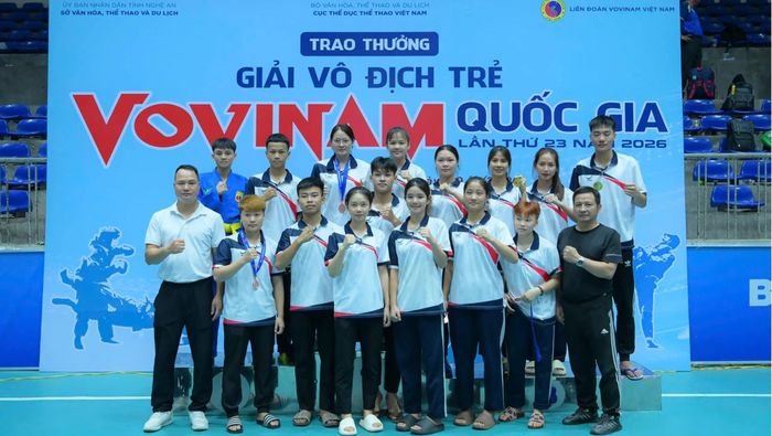 Đội tuyển Vovinam Lào Cai tham dự giải.